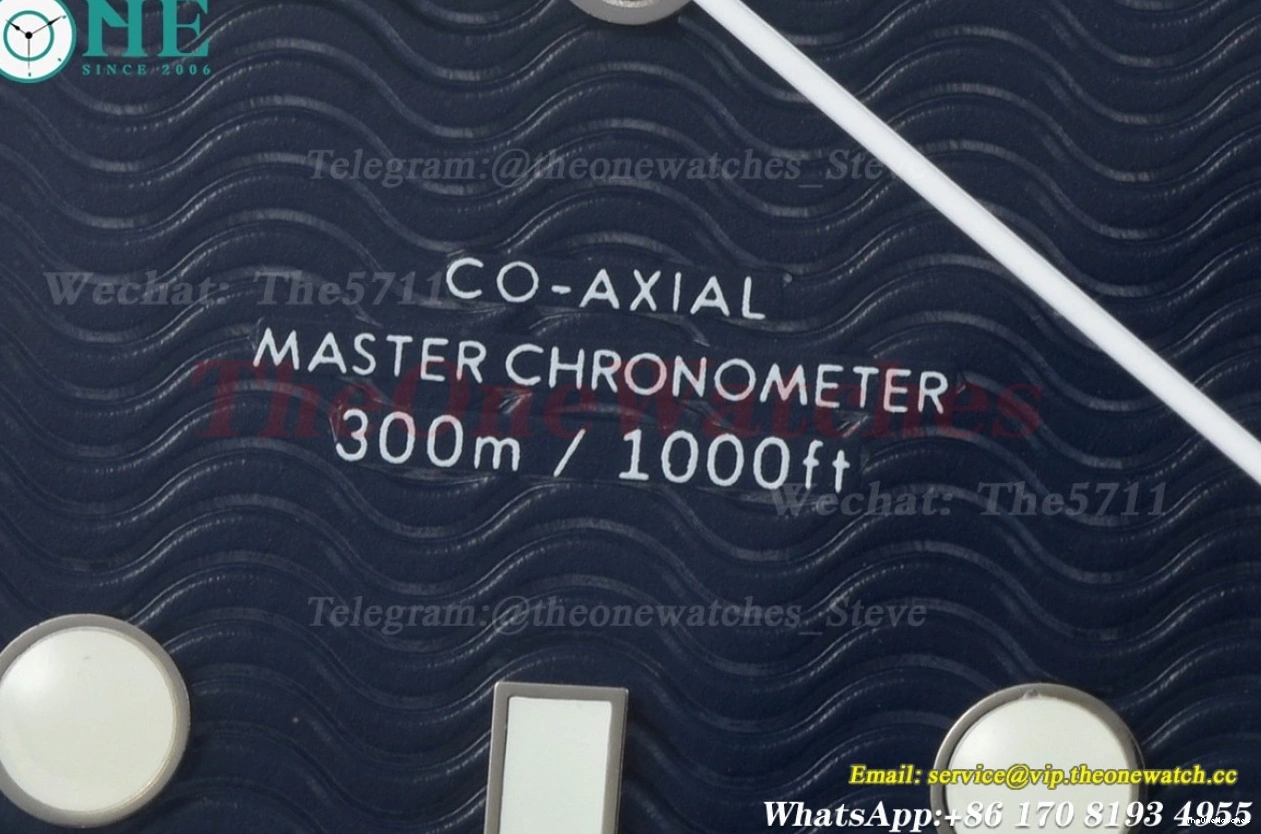 Dial Seamaster Mod SS 300m Blue SS James BLSF 42mm A8806 Bond 60th 0305